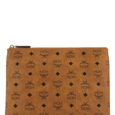 Mcm Women Printed Canvas Pouch