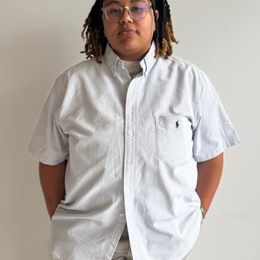 Vintage - Baby Blue Ralph Lauren Shirt (2X)