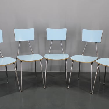 1970s Set of Five Dining Chairs  ,Italy / Vintage Chair / Mid-century / 