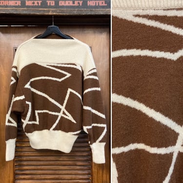 Vintage 1980’s “Claude Montana” Avant Garde New Wave Sweater, 80’s Pullover Sweater, 80’s New Wave, 80’s Sweater, Vintage Clothing 