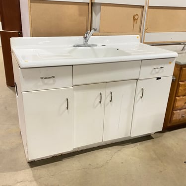 Farmhouse Sink with Drainboards and Base