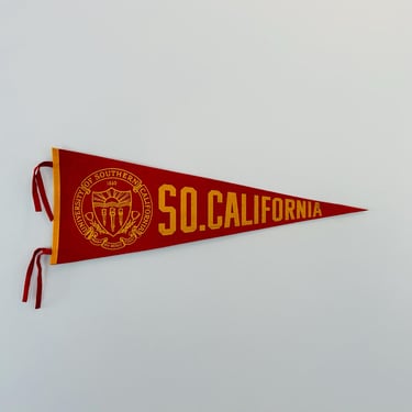 Vintage University of Southern California USC Pennant - Medium Size 