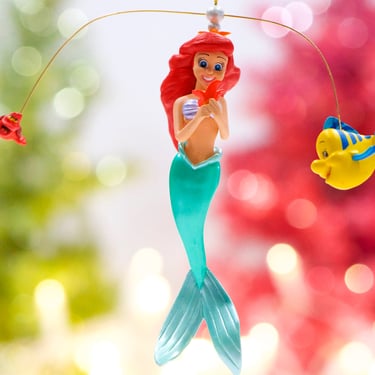 VINTAGE: 1997 - Hallmark "Little Mermaid" Ornament - Ariel, Sebastian, and Flounder - SKU 30-410-00034149 