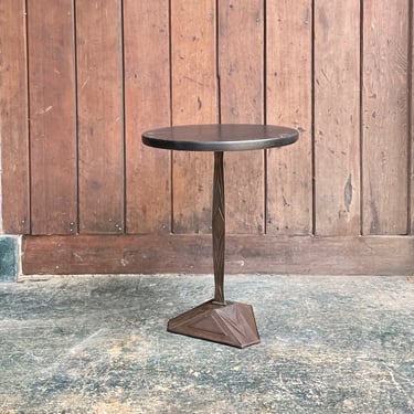 Art Deco Petite Smoking Ashtry Base now repurposed as a Cocktail Side Table 