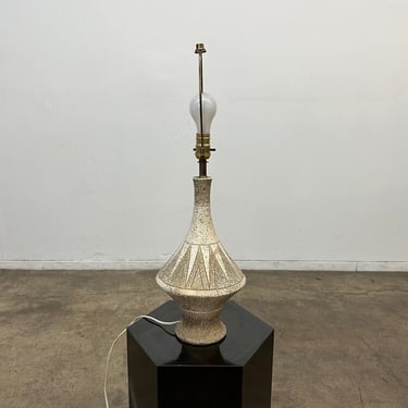 Mid Century Textured Table Lamp 