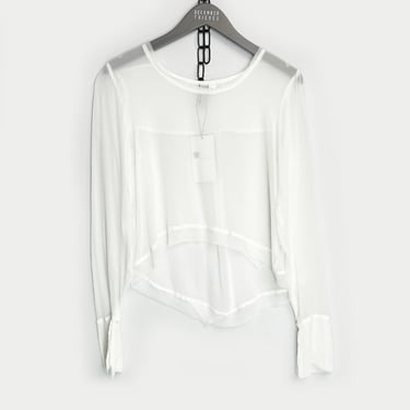 Silk Cocoon Pullover Blouse
