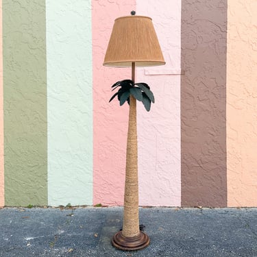 Coastal Tole Palm Tree Lamp
