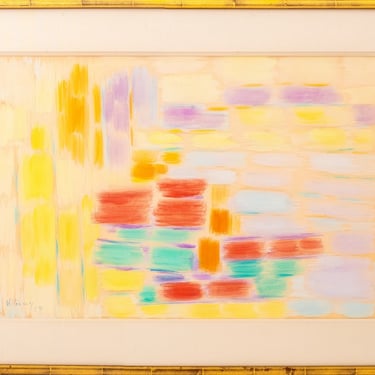 Gerard Vulliamy Abstract Watercolor on Paper