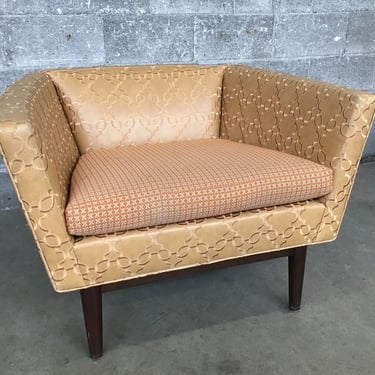 Embroidered Leather Armchair (Seattle)