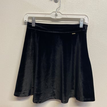 Velvet Mini Skirt