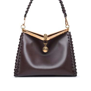 Etro 'Vela' Small Brown Leather Bag Women