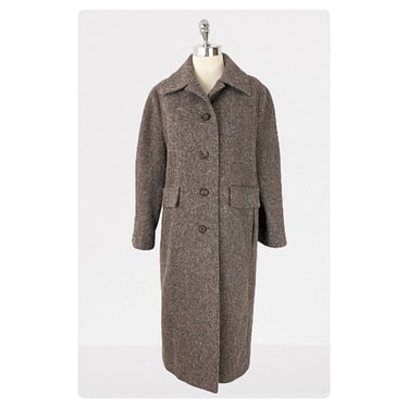 vintage 60s/70s wool overcoat (Size: L)