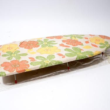 Vintage Travel Sized Ironing Board, Floral Pattern 
