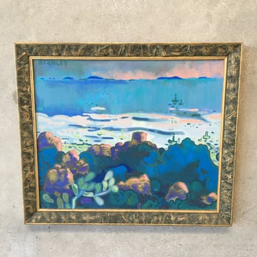 Laguna Canyon Sunset Oil Painting on Canvas By Stanley