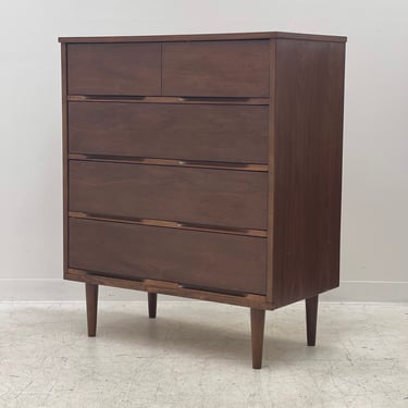 Free Shipping Within Continental US - Vintage Mid Century Modern Dresser Dovetail Drawers Cabinet Storage 