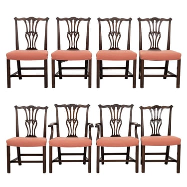 Chippendale Style Dining Chairs, 8