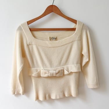 50s Cashmere Pin-Up Top 