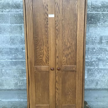 Shaker Oak Wardrobe (Seattle)