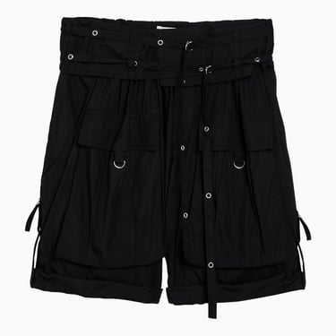 Isabel Marant Black Nylon-Blend Shorts Women