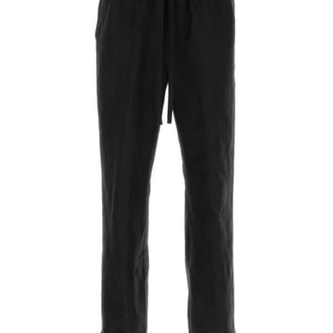 Dolce & Gabbana Men Black Canvas Pyjamas Pant