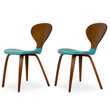Pair of Bentwood Accent Chairs by Plycraft, Circa 1960s - *Please ask for a shipping quote before you buy. 
