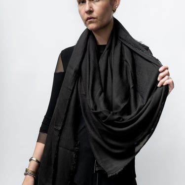 Selene Scarf in BLACK or LIGHT GREY