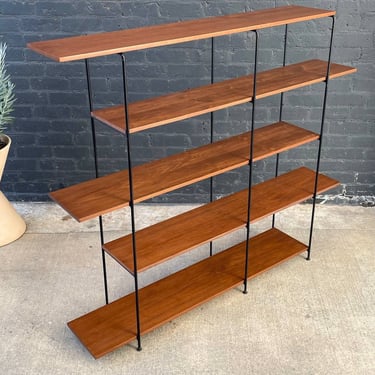 Mid-Century Modern Bookshelf by Muriel Coleman for Pacifica Iron Works, c.1960’s 