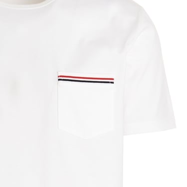 Thom Browne Men Logo Band Jersey T-Shirt