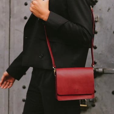 O My Bag | Audrey Mini Ruby Classic Leather