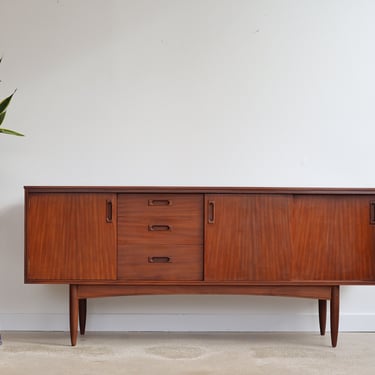 Mid Century Modern Sliding Door Sideboard by White & Newton 