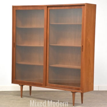 Danish Modern Teak Bookcase 