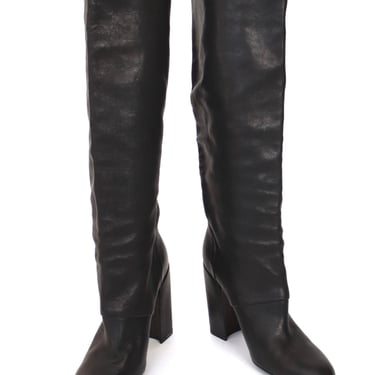 Yves Saint Laurent Leather Tall Boots