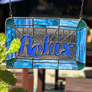 Relax Stained Glass Panel 