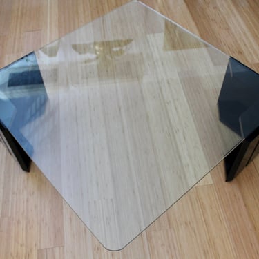 Haziza Style Modern Black Acrylic Coffee Table 