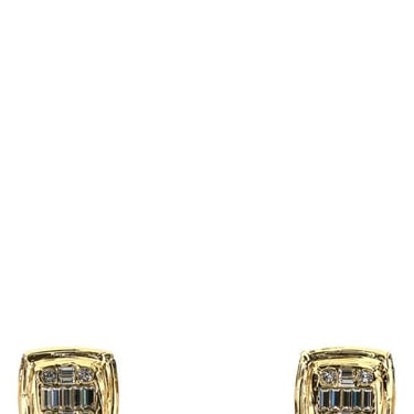 Amina Muaddi Women Embellished Metal Jeanne Earrings