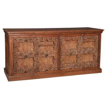 Hand Carved 4 Door Sideboard