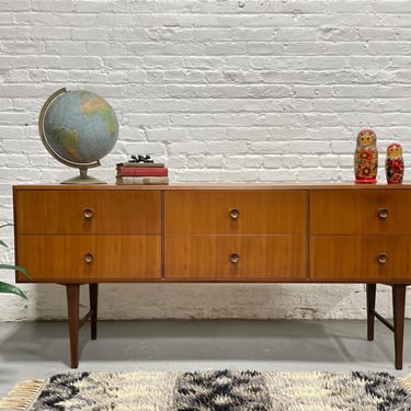 Mid Century Modern Teak Long Dresser / Sideboard, Made in Denmark. c. 1960's 