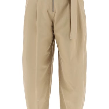 Jil Sander Cotton Pants With Removable Belt Men