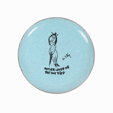 William Steig Enameled Plate 