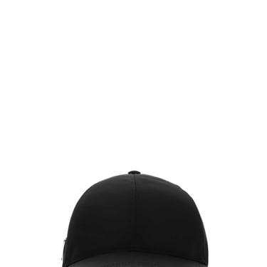 Prada Men Black Re-Nylon Baseball Cap