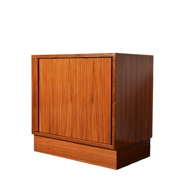 Rosewood Cabinet Hundevad Tambour Door Danish Modern 