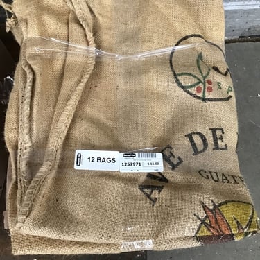 Box of 12 Burlap Sacks (Seattle)