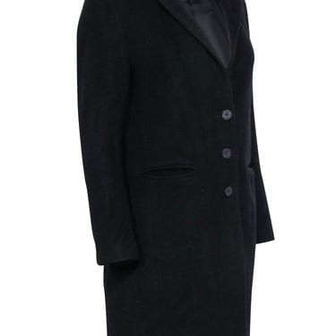Gerard Darel - Black Wool & Angora Blend Coat Sz 6