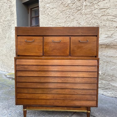 Mid century dresser American of Martinsville dresser mid century tall chest of drawers 