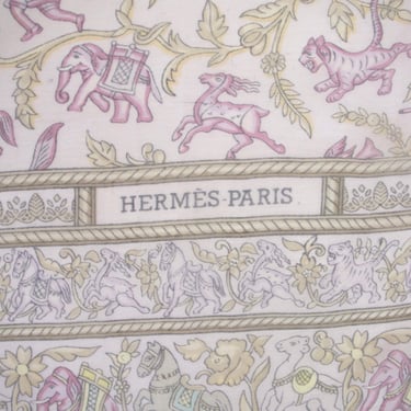 Hermès Mouselline Chasse en Inde Scarf