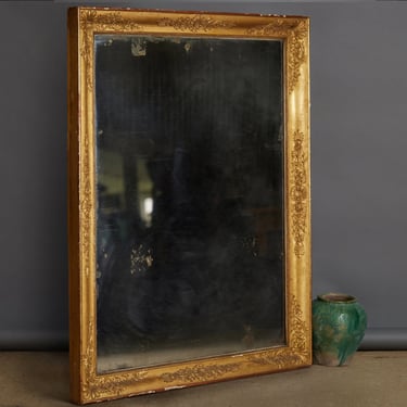 Large/Mid 19th Century Charladese Mirror with Original Glass