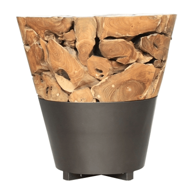 Bruno Recycled Teak Root End Table