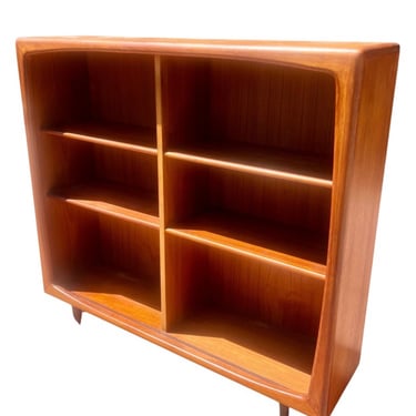 Danish Modern Teak Small Rare Bookcase by P H Hansen