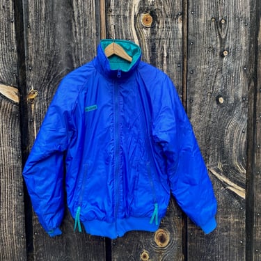 Vintage Reversible Columbia Jacket -- Vintage Columbia Jacket -- Vintage Outerwear -- 1980s Columbia Jacket -- Reversible -- Medium Columbia 