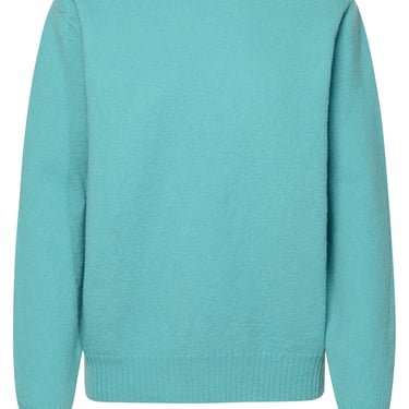 Jil Sander Donna Turquoise Wool Sweater
